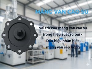 Màng van cao su và vai trò trong hệ thống rũ bụi túi lọc