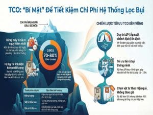 TCO là bí mật giúp doanh nghiệp tiết kiệm chi phí vận hành hệ thống lọc bụi công nghiệp