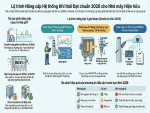 Lộ trình nâng cấp hệ thống khí thải đạt chuẩn 2026 cho nhà máy hiện hữu