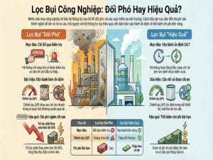 Lọc bụi công nghiệp hiệu quả và lọc bụi đối phó trong nhà máy