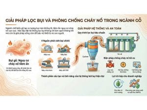 Giải pháp lọc bụi và phòng chống cháy nổ trong ngành chế biến gỗ