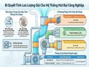 Bí quyết tính lưu lượng gió cho hệ thống hút bụi công nghiệp