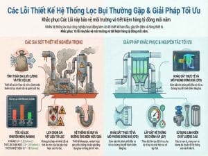 10 lỗi thiết kế hệ thống lọc bụi khiến nhà máy tốn hàng tỷ đồng