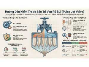 hướng dẫn kiểm tra và bảo trì van rũ bụi trong hệ thống lọc bụi túi vải hệ thống lọc bụi túi vải