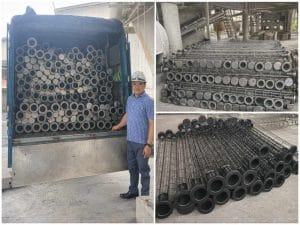 khung xương inox lọc bụi 304 chống ăn mòn tại nhà máy