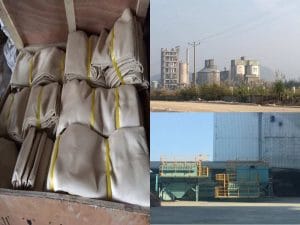 túi lọc Nomex xi măng chịu nhiệt cao tại nhà máy