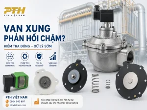van rũ bụi hoạt động chậm trong hệ thống lọc bụi túi vải