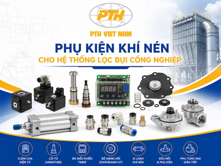 Pneumatic accessories for industrial dust collector systems